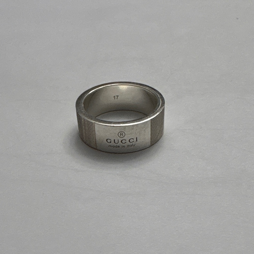 Gucci Trademark Sterling Silver Ring
